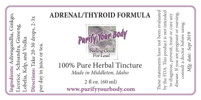 Adrenal Thyroid Herbal Tincture
