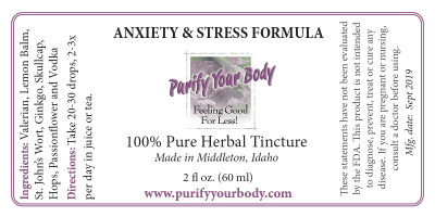Anxiety and Stress Herbal Formula