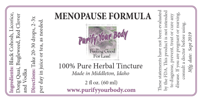 Menopause Herbal Tincture