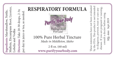 Respiratory Herbal Tincture