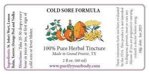 cold sore herbs