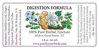 Digestion Formula and bitters
