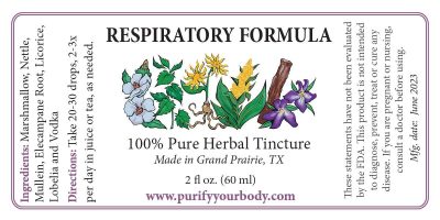 respiratory formula